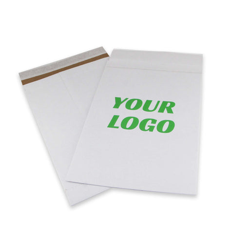 10.5x16 White Unpadded Paper Mailers 50 pcs - ZebraBoxes.com