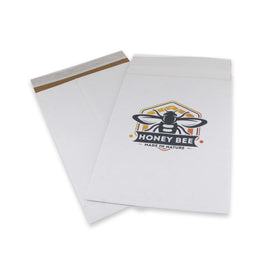8.75x12 White Unpadded Paper Mailers 100 pcs - ZebraBoxes.com