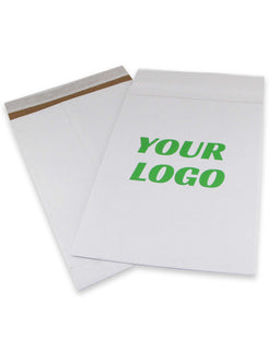 12.5x19 White Unpadded Paper Mailers 50 pcs - ZebraBoxes.com