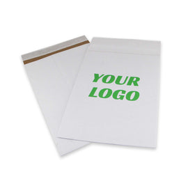 10.5x16 White Unpadded Paper Mailers 50 pcs - ZebraBoxes.com